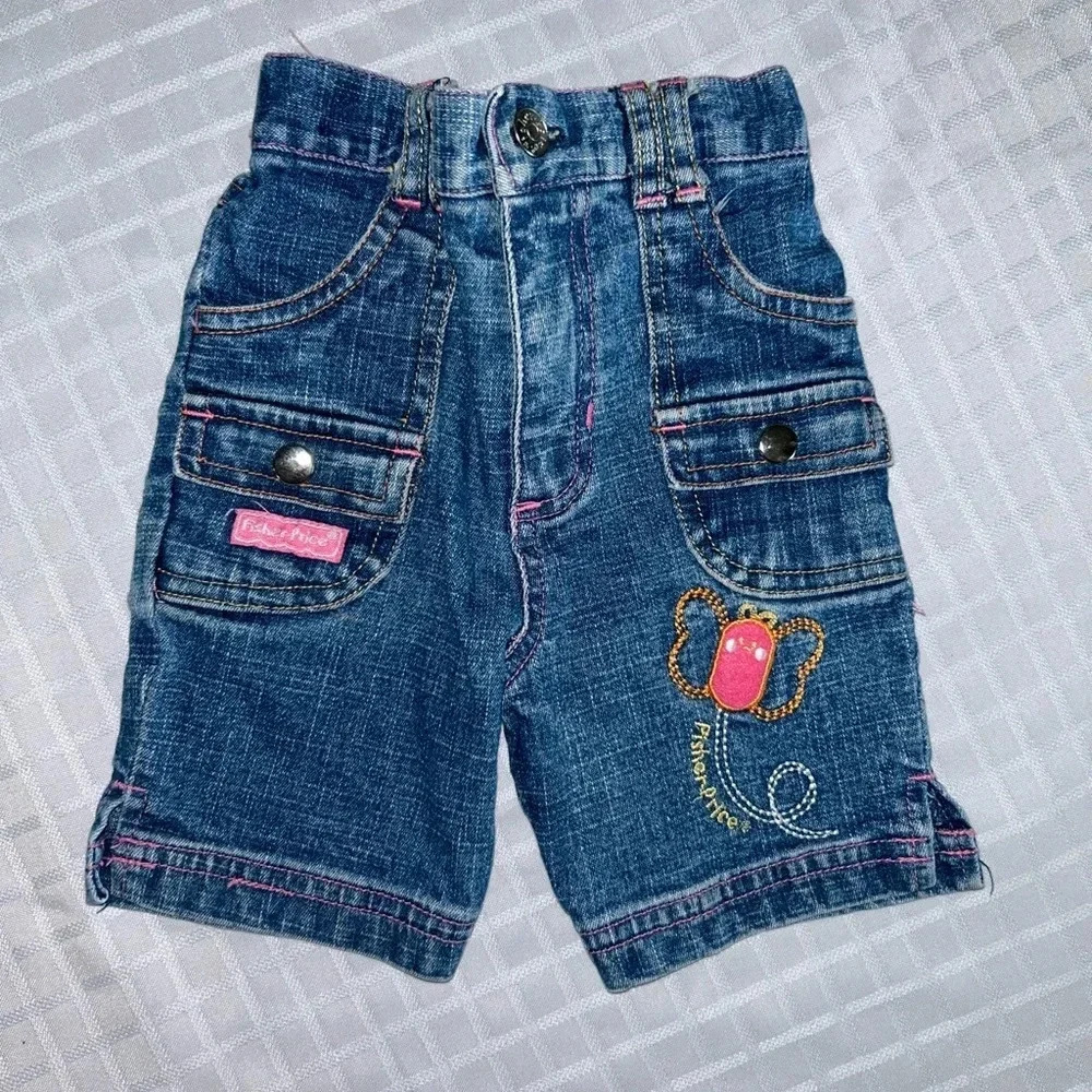 5 for $30 Vintage Fisher  Price Baby Shorts Size 3-6 Months